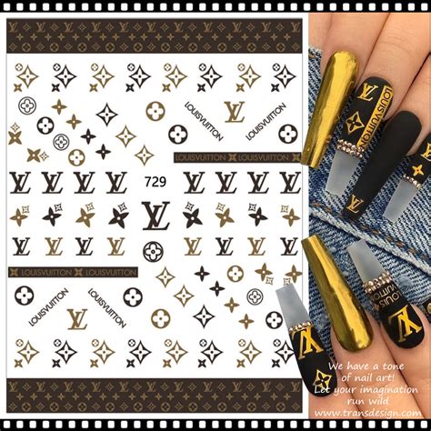 lv nail decal|louis vuitton nail decals uk.